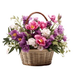 Radiant Blooms Basket